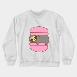 Macaron Sloth Crewneck Sweatshirt